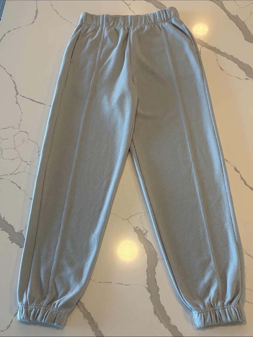 Rhone Signature Rib Jogger ~ Small ~ Blue\Grey